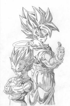 Goku e Vegeta - clicca per ingrandire